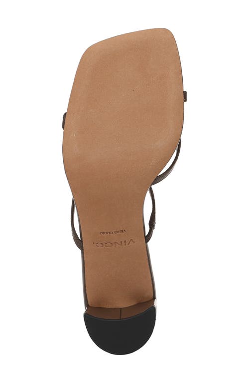 Vince Ona Slide Sandal In Nutwood