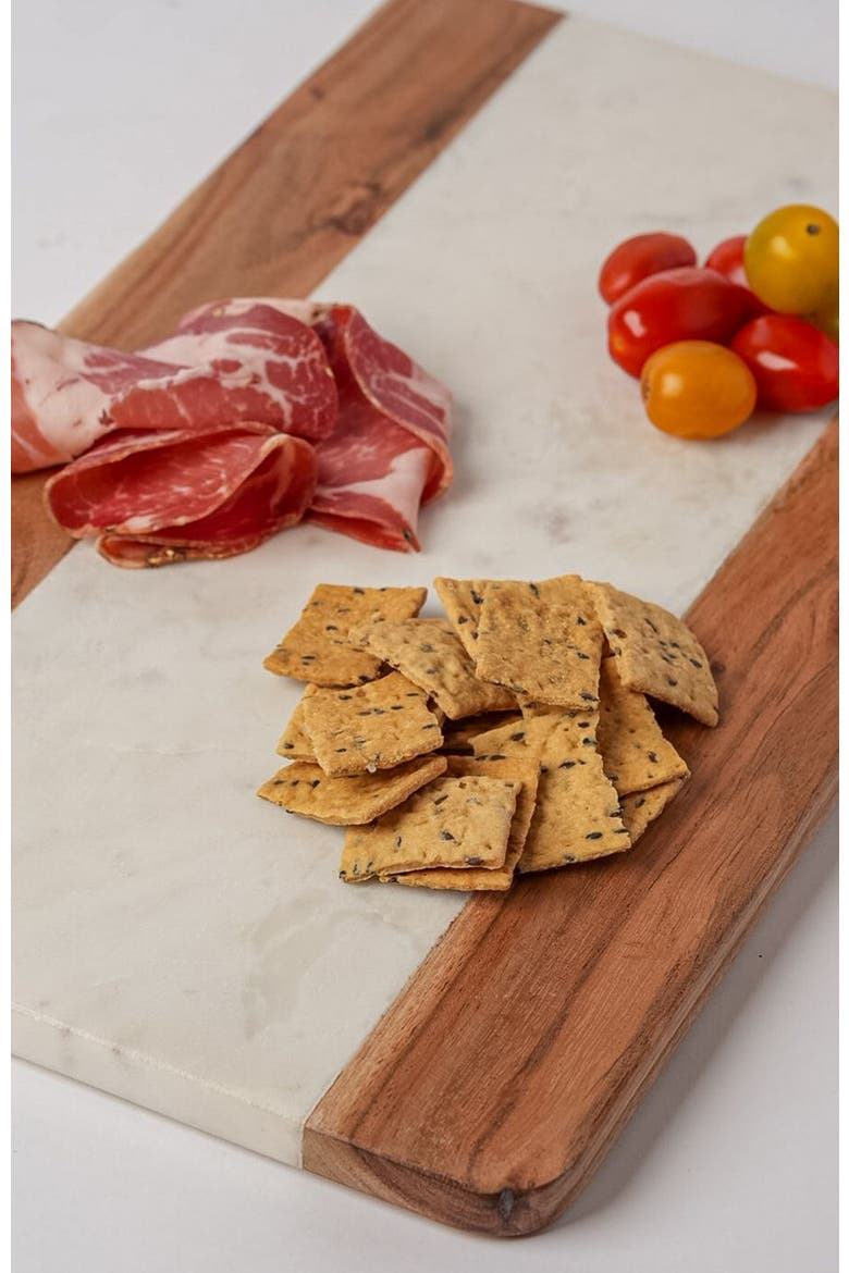 Marble Serving Board - Rectangle, Alternate, color, Grey