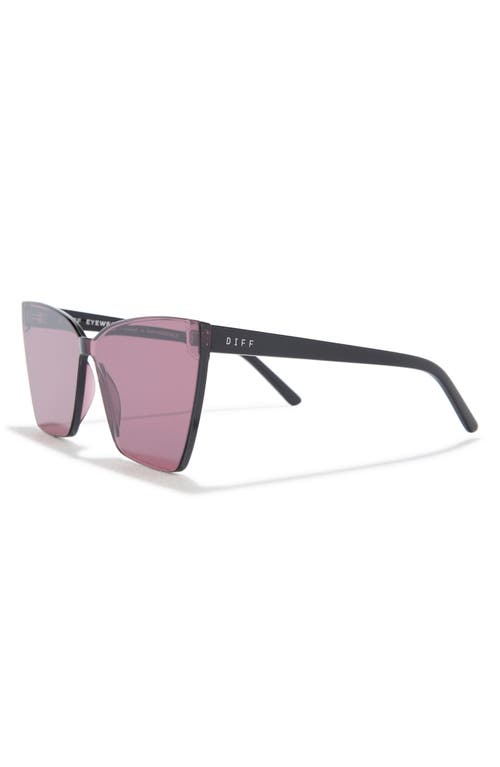 Diff Billie Xl 54mm Square Sunglasses In Black