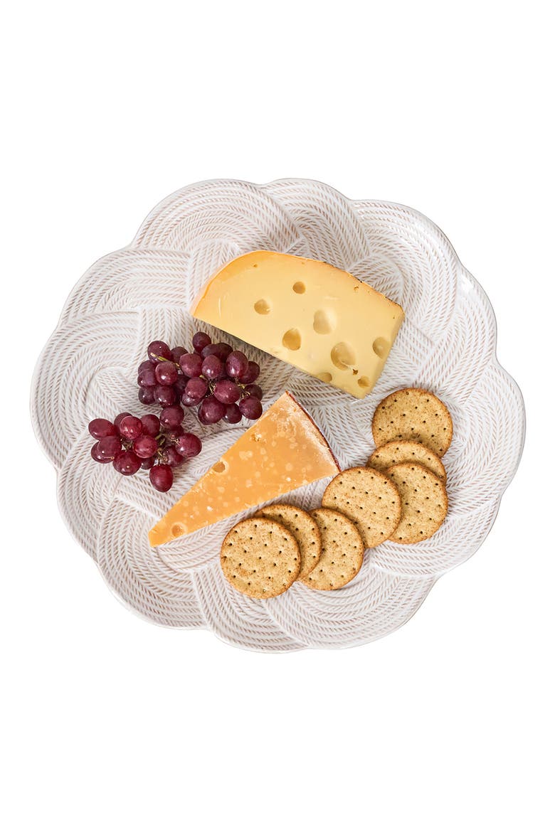 Le Panier Mystic Knot Charger Plate, Alternate, color, WHITEWASH