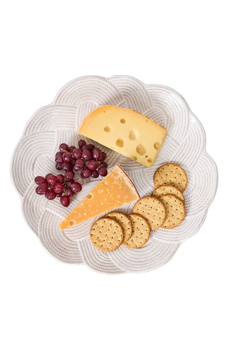 Juliska Le Panier Mystic Knot Charger Plate, Alternate, color, Whitewash