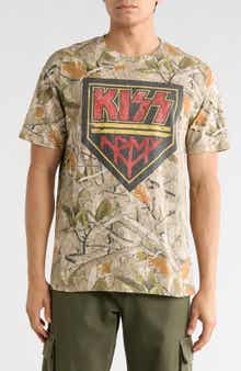 Goodie Two Sleeves KISS Army Patch Camo Graphic T-Shirt