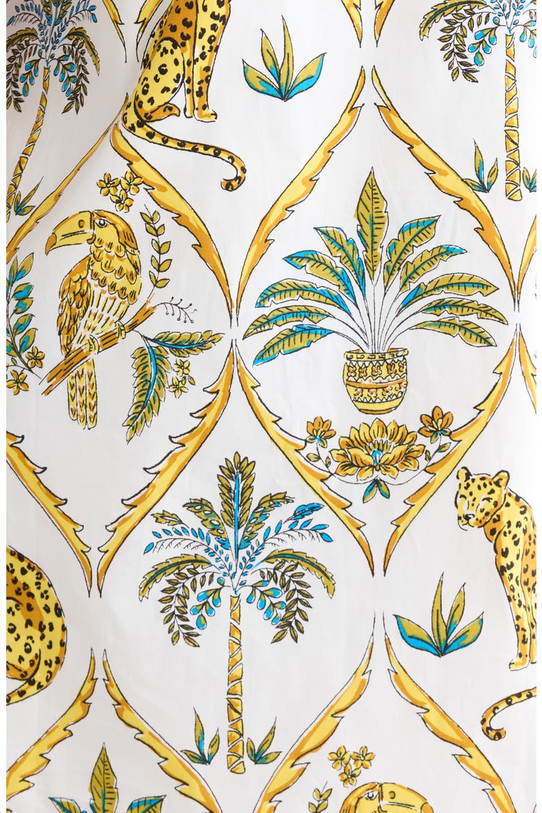 Lexya Print Sleeveless Minidress, Alternate, color, WHITE-CAMEL