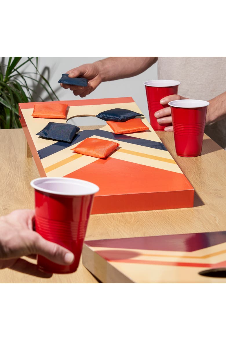 Indoor Cornhole Set, Alternate, color, Grey