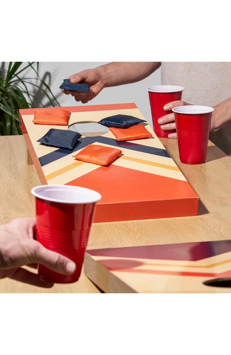 true Indoor Cornhole Set, Alternate, color, Grey