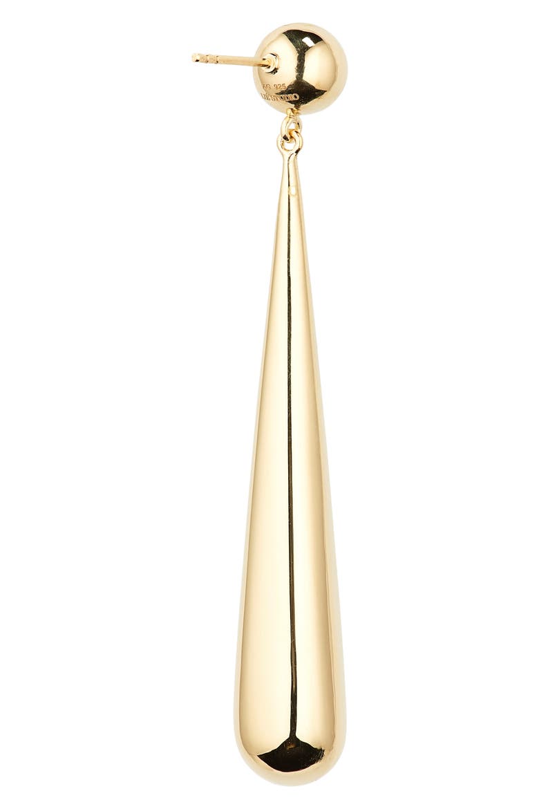 The Louise Drop Earrings, Alternate, color, 18K GP 925 STERLING SILVER