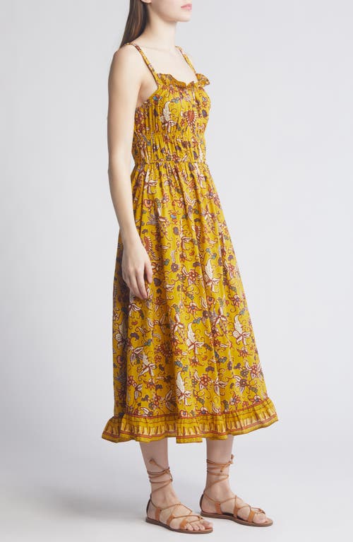 Cleobella Winona Sleeveless Midi Dress In Evora Print