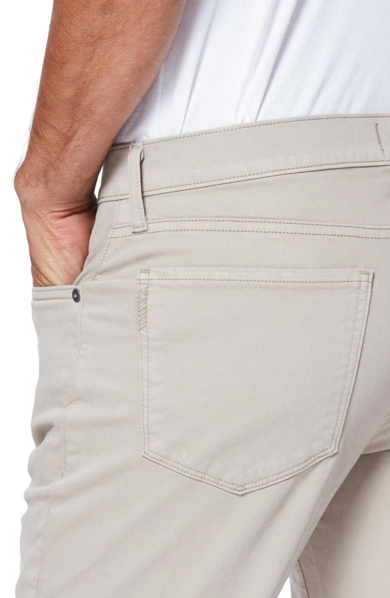 PAIGE Federal Slim Straight Leg Twill Pants, Alternate, color, Clean Khaki