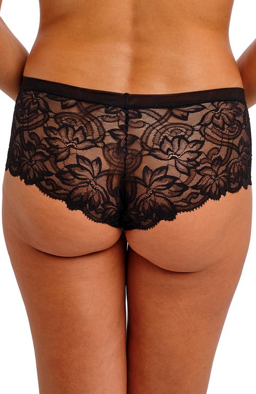 Wacoal Abella Lace Boyshorts In Black