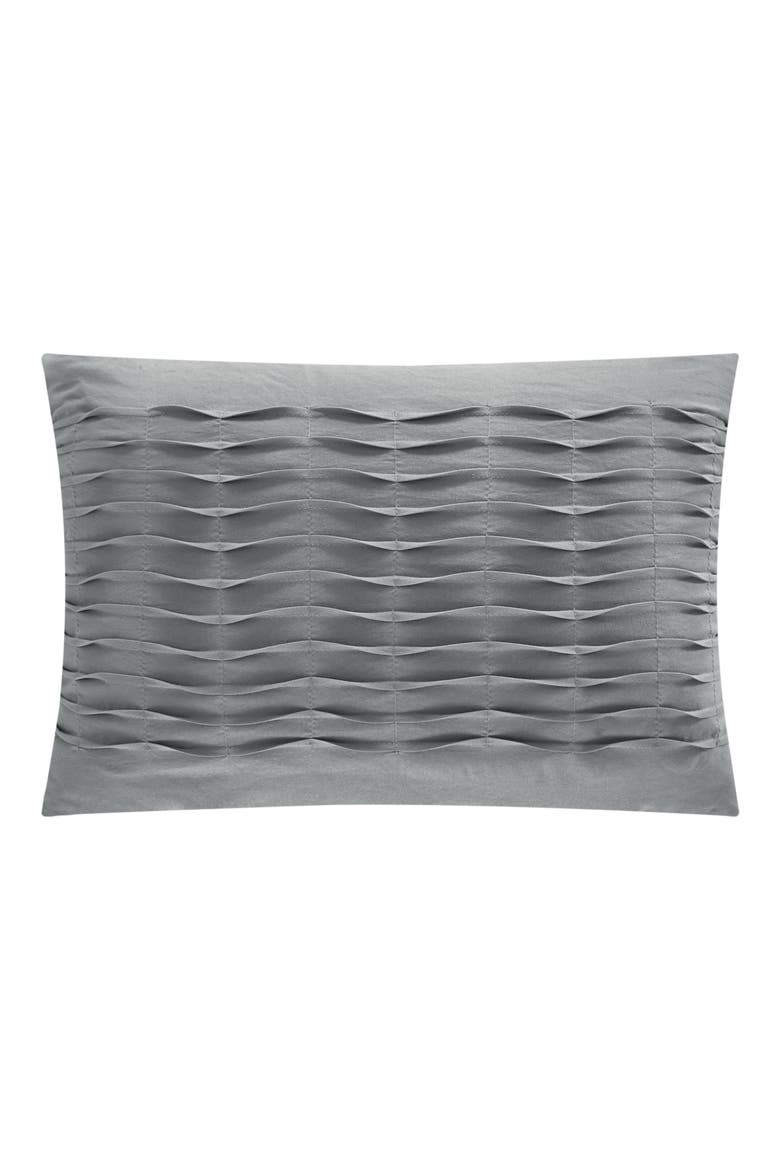 Bradley Diamond Tufted 4-Piece Comforter Set - Queen Size, Alternate, color, GREY