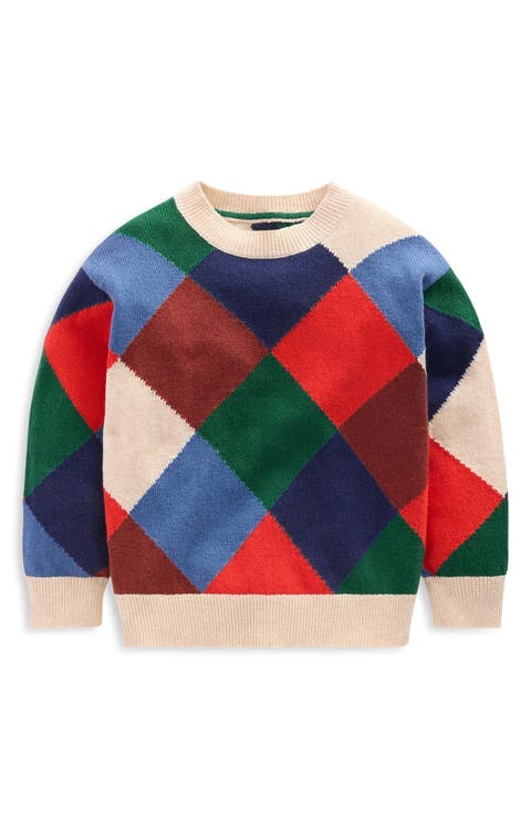 Kids' Argyle Sweater
