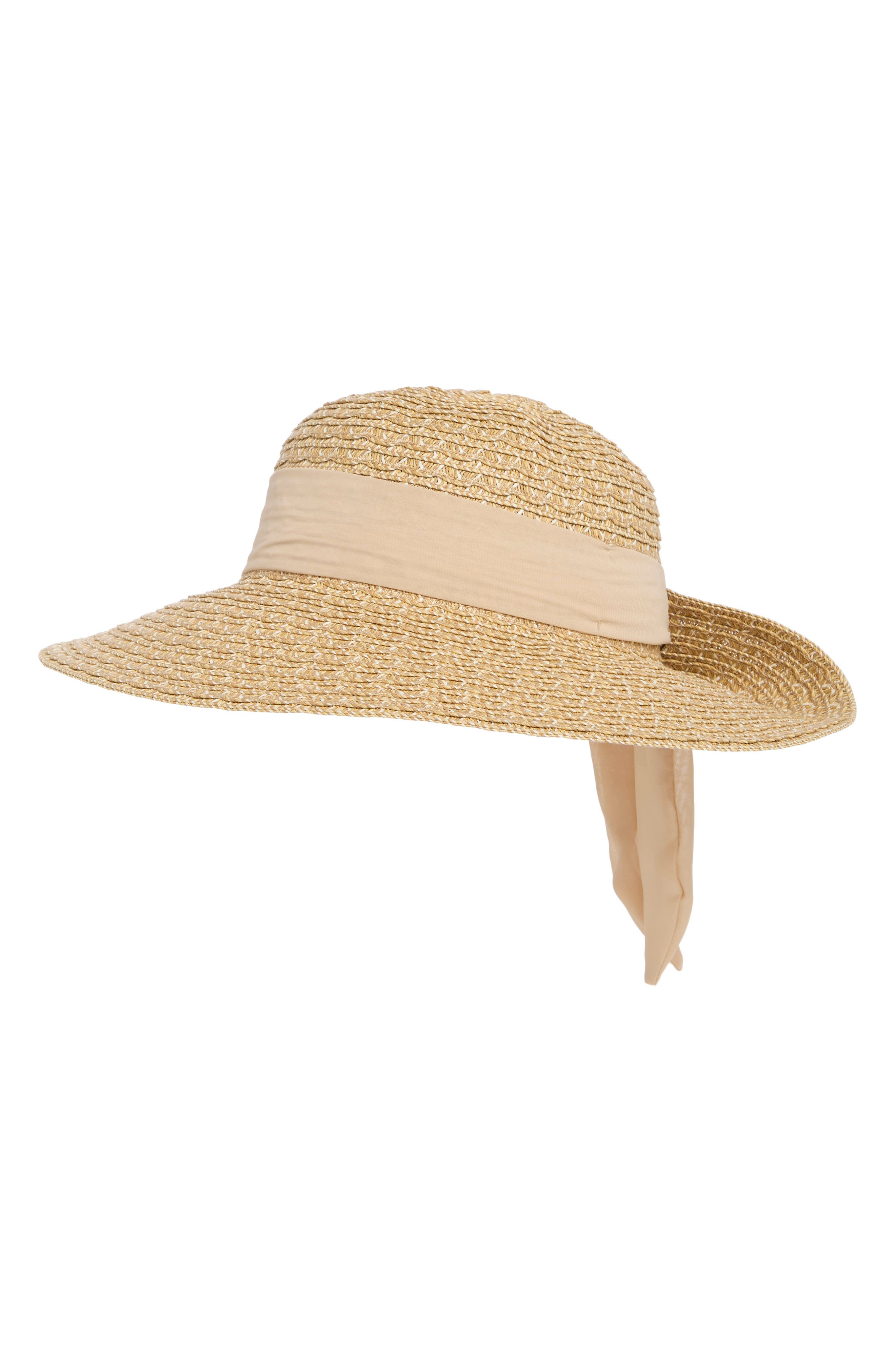 Nine West Straw Floppy Hat