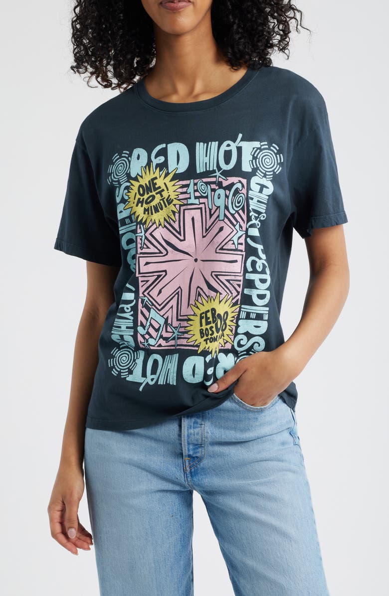 Daydreamer Cotton Graphic T-Shirt, Main, color, Vintage Black