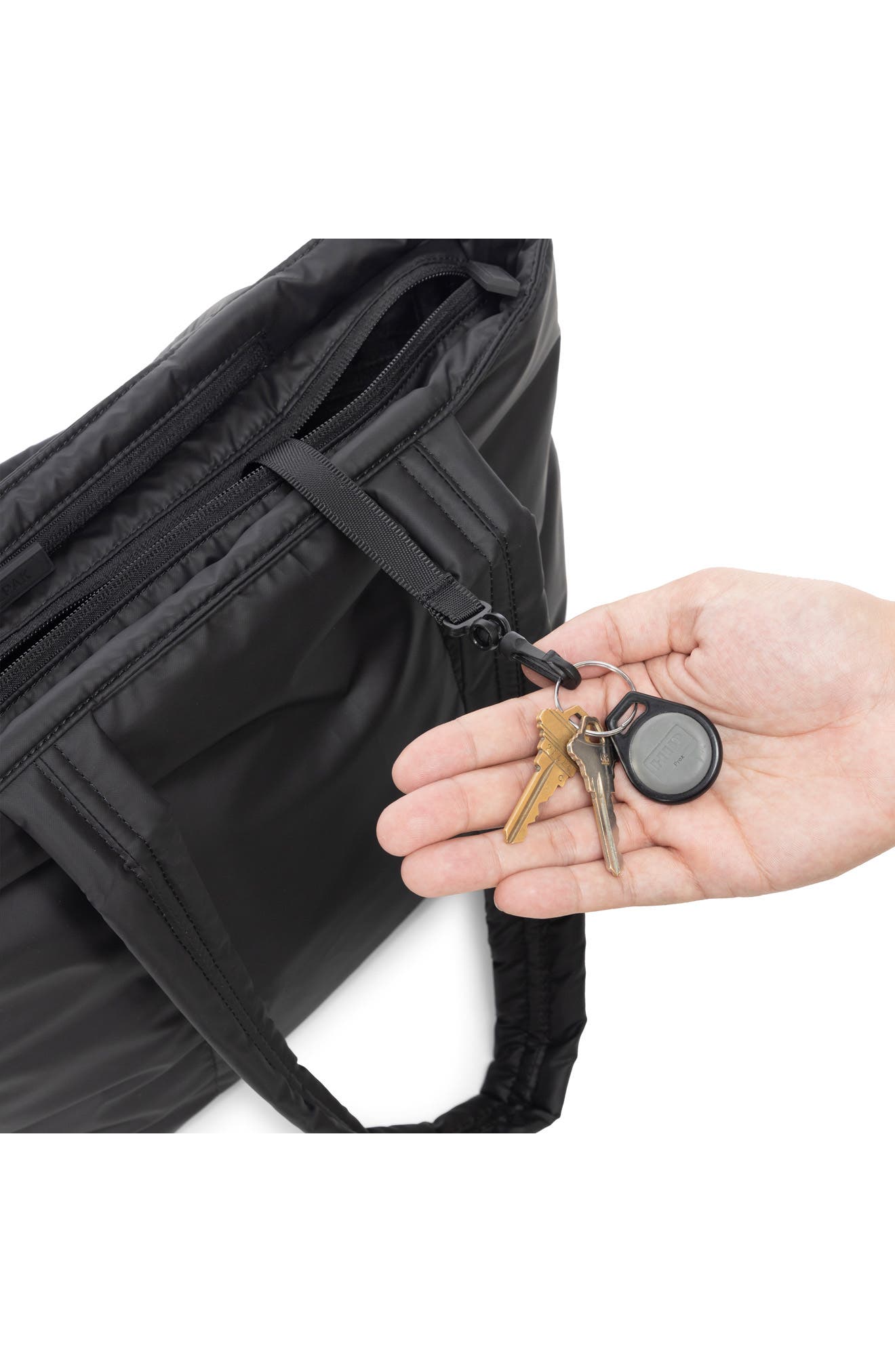 Luka Mini Tote, Alternate, color, MATTE BLACK