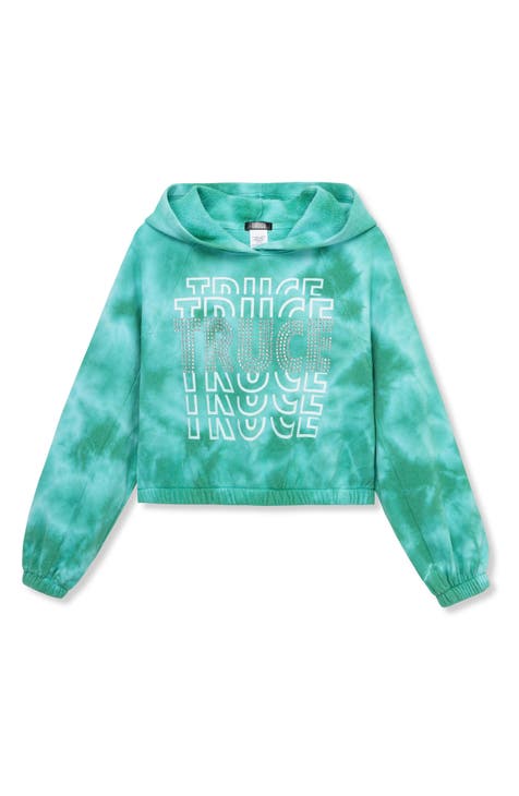 Kids' Rhinestone Tie Dye Hoodie (Big Kid)