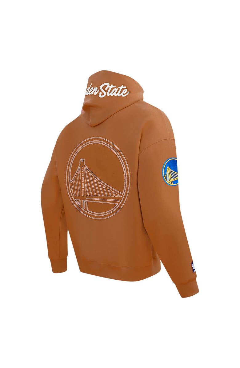 PRO STANDARD Men's Pro Standard Brown Golden State Warriors Paint the City Pullover Hoodie, Alternate, color,