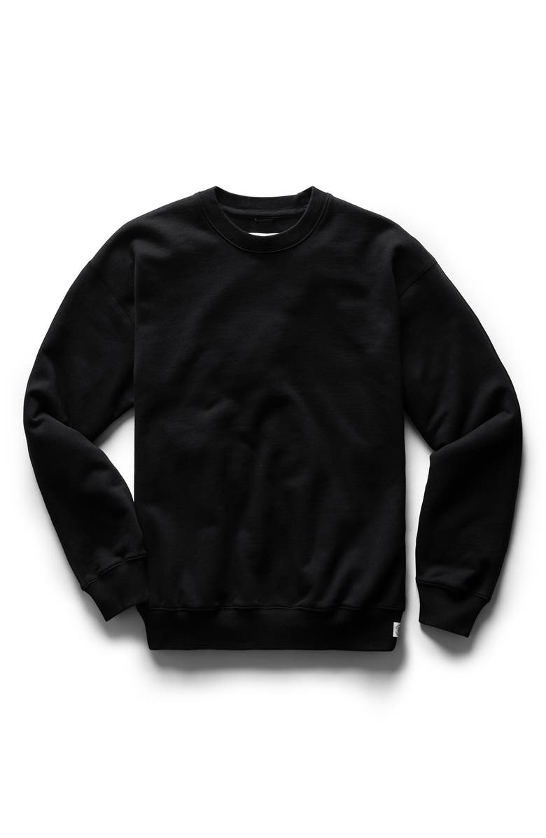 Reigning Champ Midweight Terry Relaxed Crewneck Sweatshirt, Alternate, color,