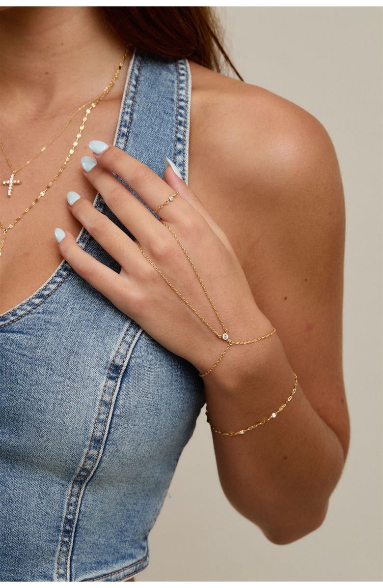 Set & Stones Renata Chain Ring, Alternate, color, Gold