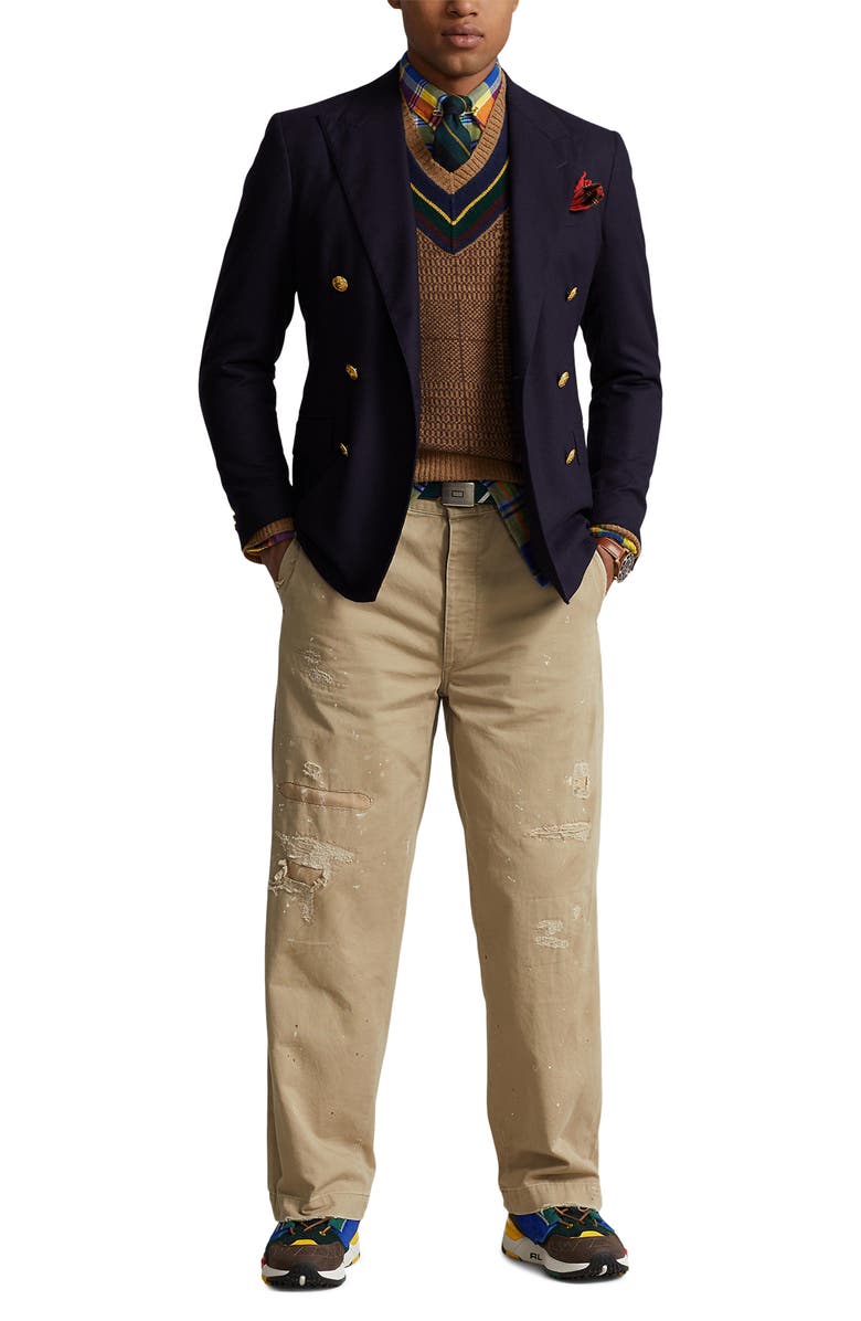 Polo Ralph Lauren Burroughs Twill Chino Pants, Alternate, color, Lattimer Repaired