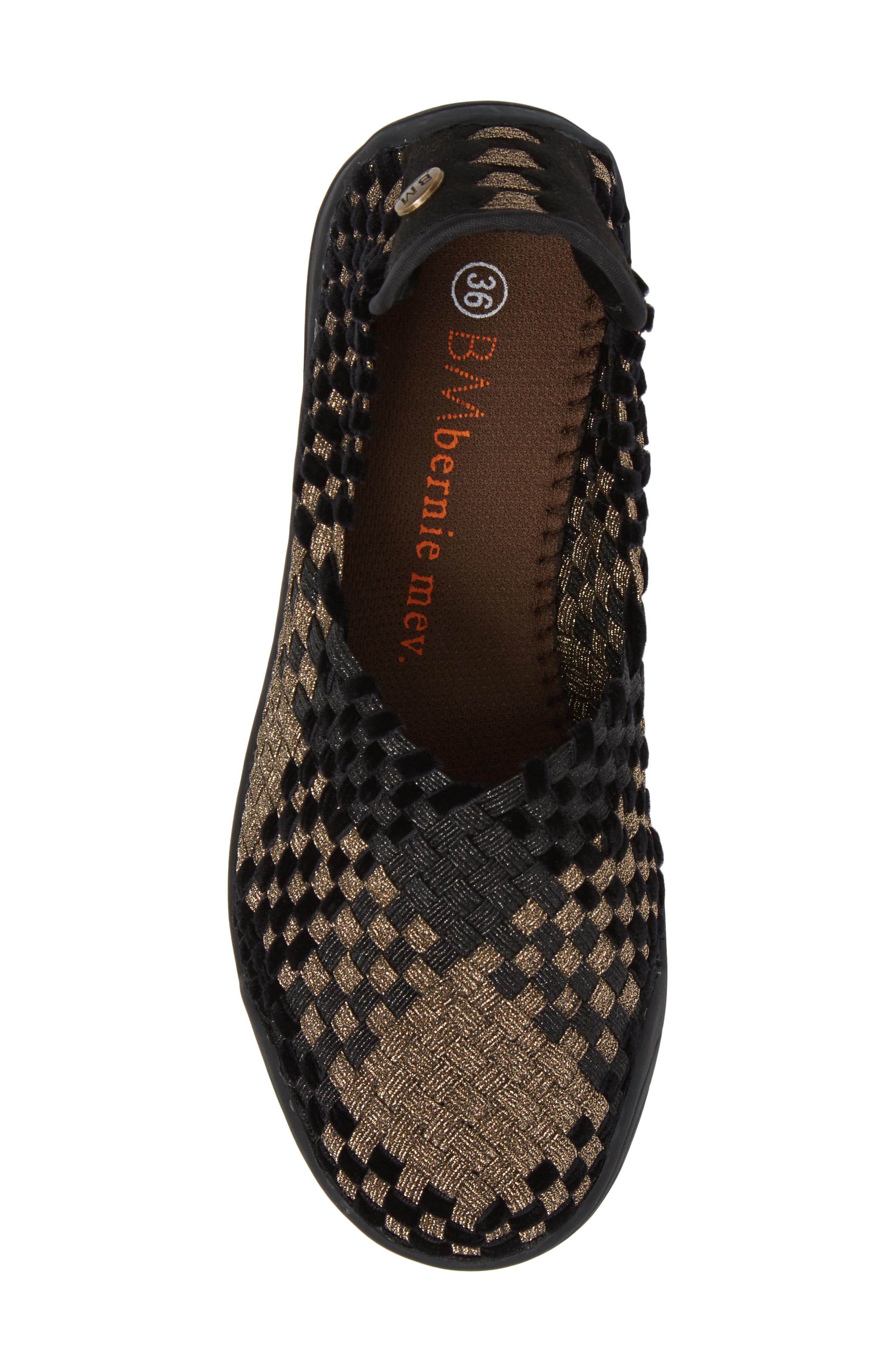 Rigged Fly Slip-On Sneaker, Alternate, color, BRONZE/ BLACK METALLIC FABRIC