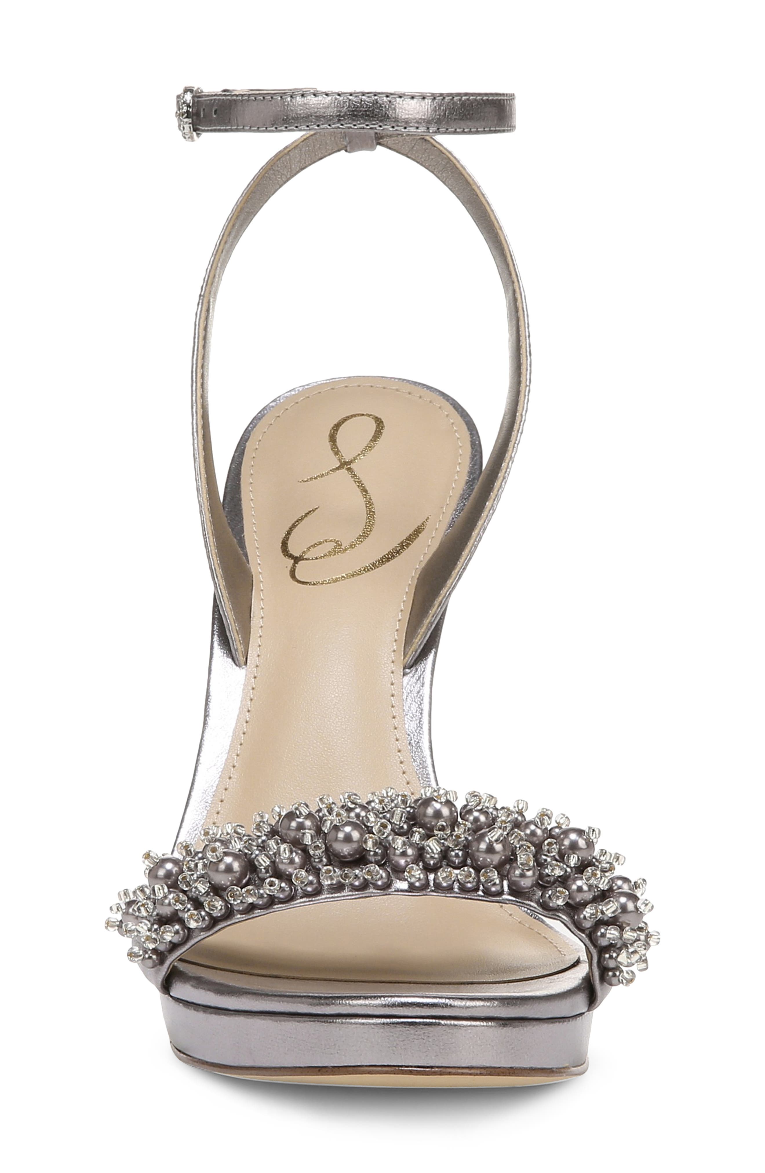 Sam Edelman Jade Rhinestone Ankle Strap Sandal, Alternate, color, 