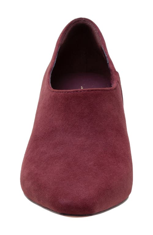 Linea Paolo Simone Bootie In Burgundy