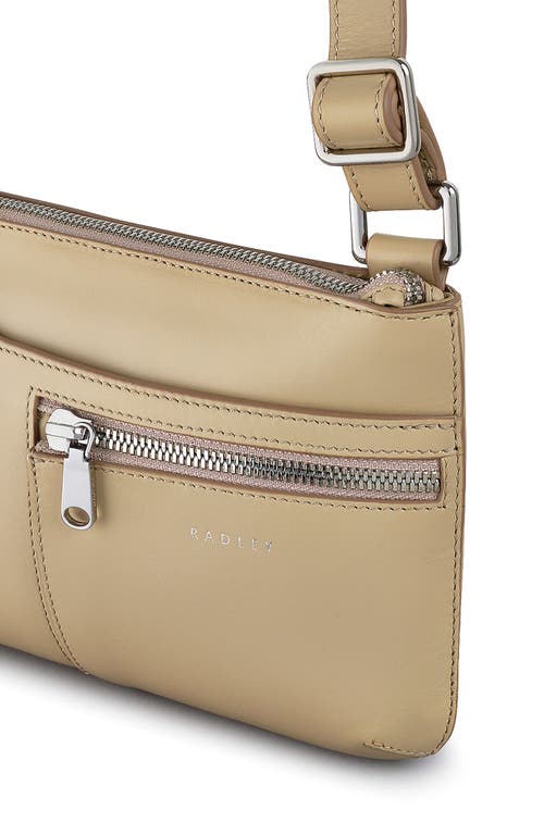 Radley Pockets Mini Ziptop Crossbody Bag In Gray
