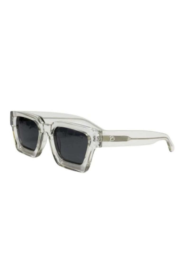 Sombra Polarized Acetate Sunglasses, Main, color, Transparent