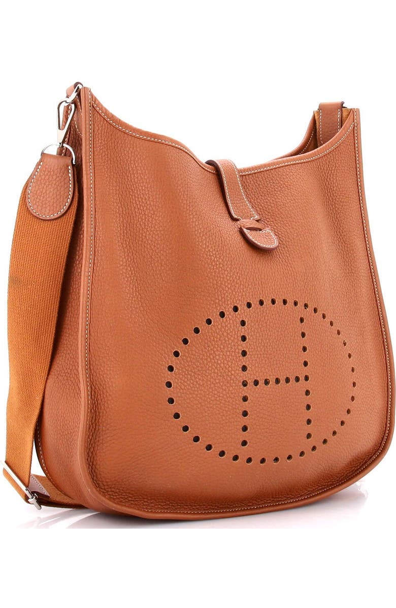 Pre-Owned Hermes Evelyne Bag Gen III Clemence PM, Alternate, color, Gold