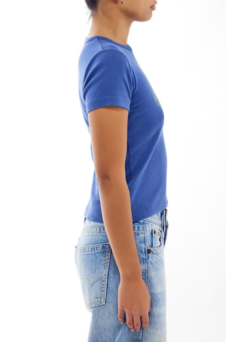 You Problem Graphic Baby Tee, Alternate, color, NAVY