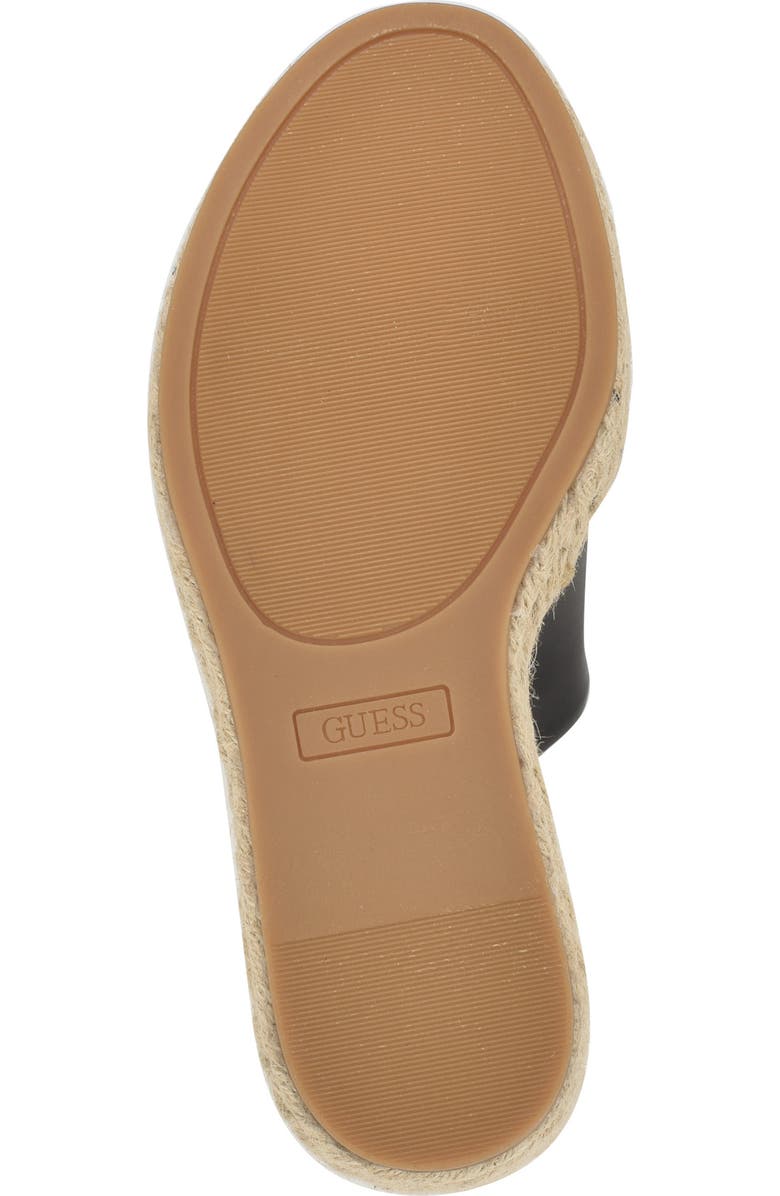 GUESS Evba Espadrille Platform Wedge Sandal, Alternate, color,