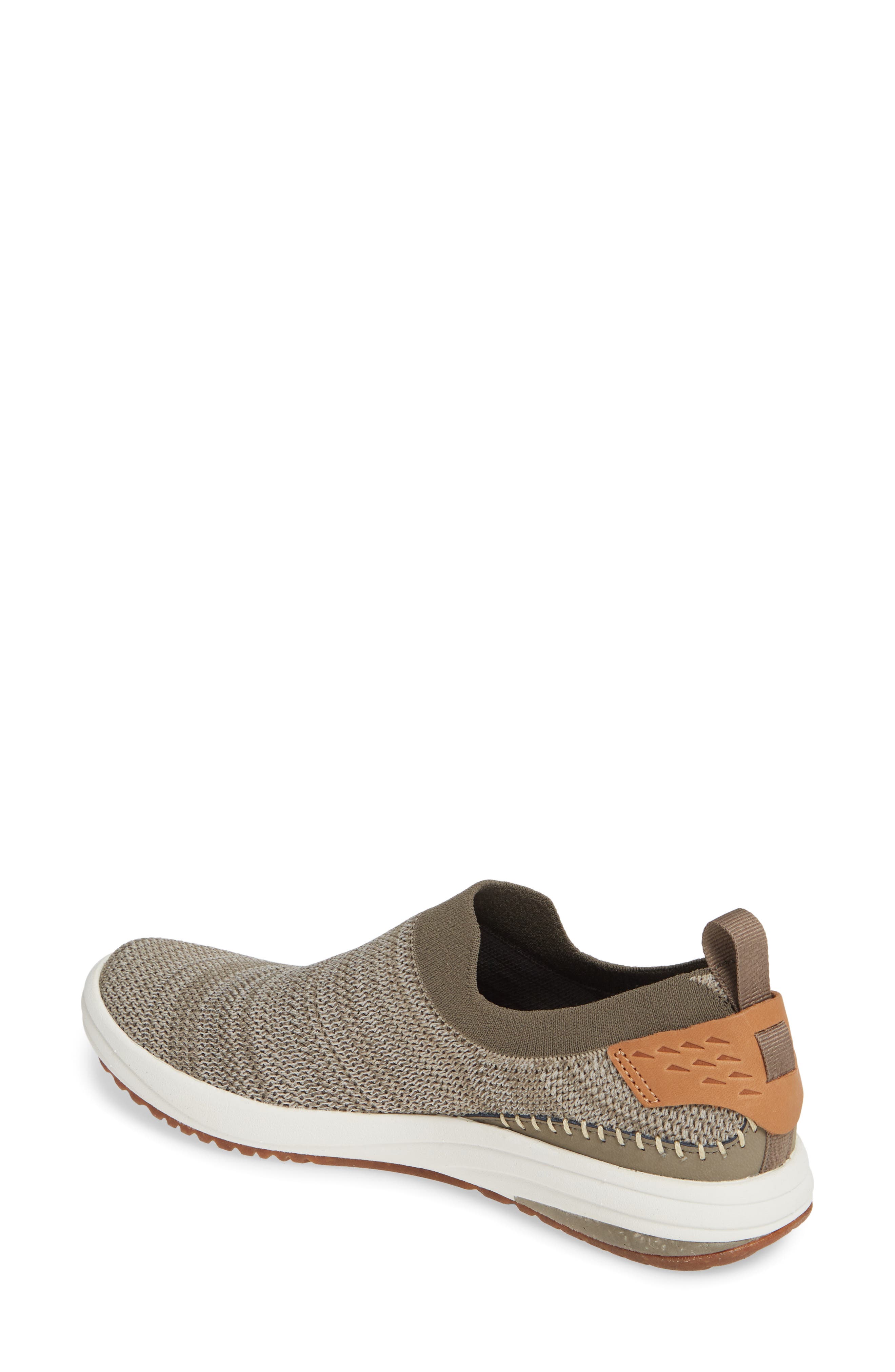 Gridway Moc Sneaker, Alternate, color, BRINDLE FABRIC