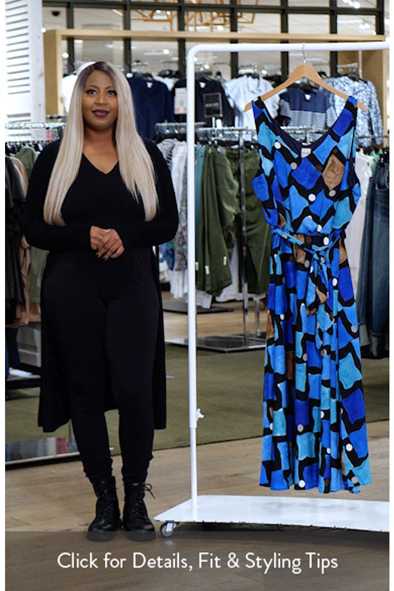 Sea Glass Bianca Tie Belt Maxi Dress video
