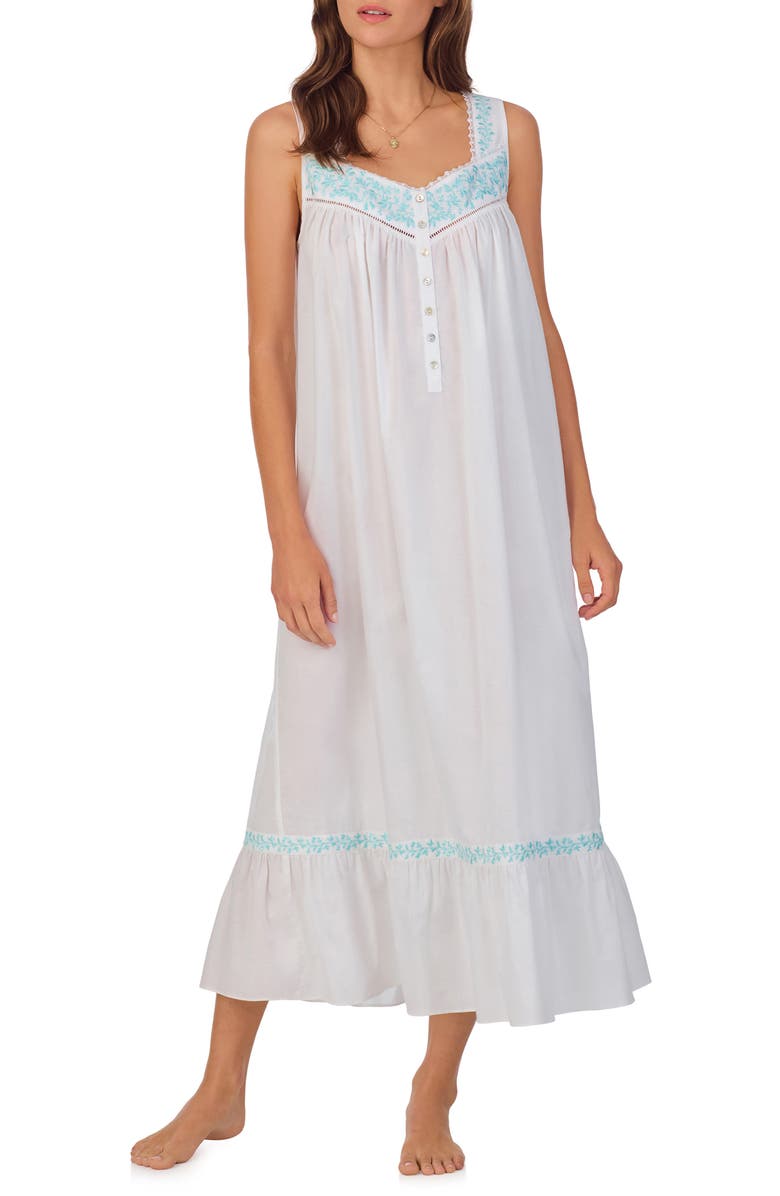 Eileen West Sleeveless Cotton Ballet Nightgown, Main, color, 