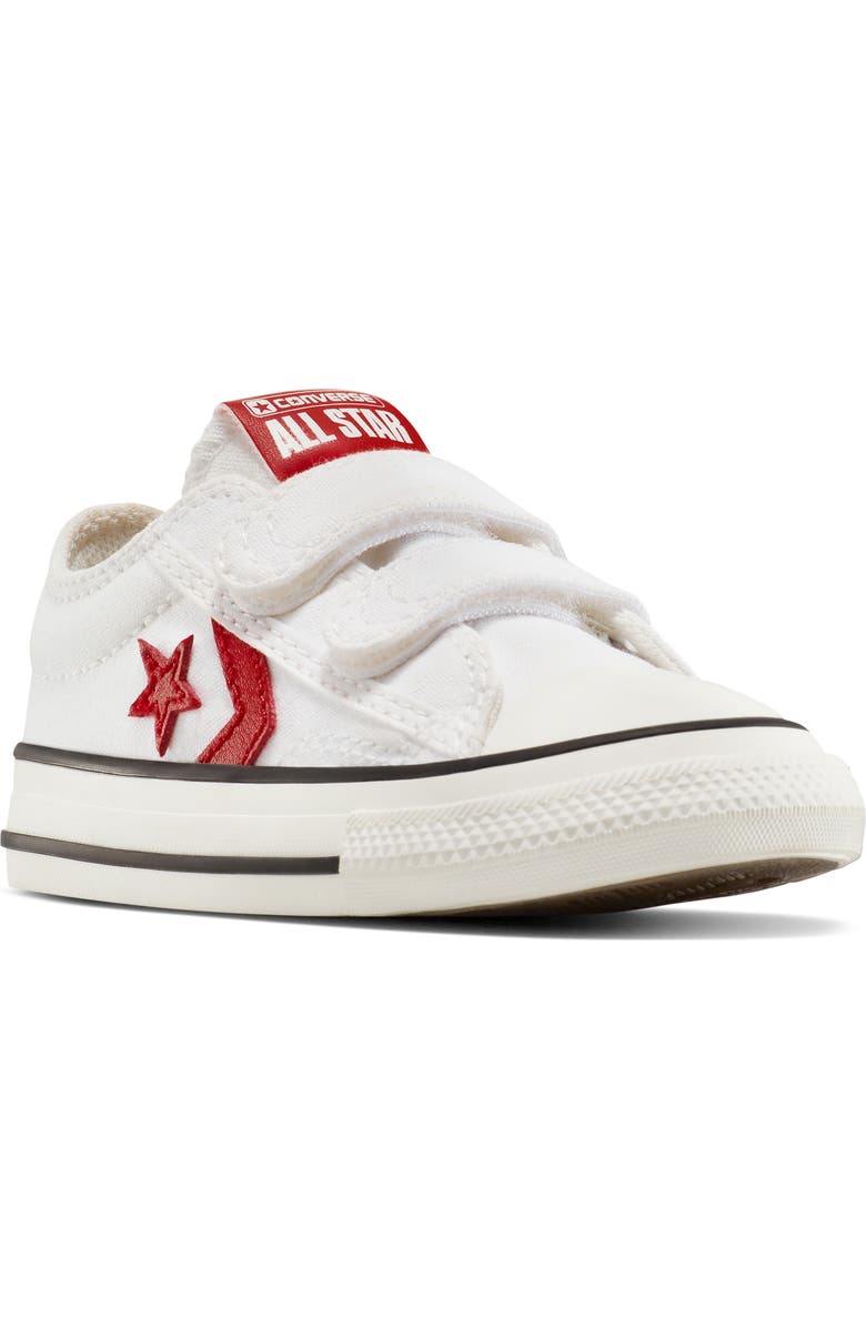 Converse Kids' Star Player 76 2V Oxford Sneaker, Main, color, White/ Red/ White