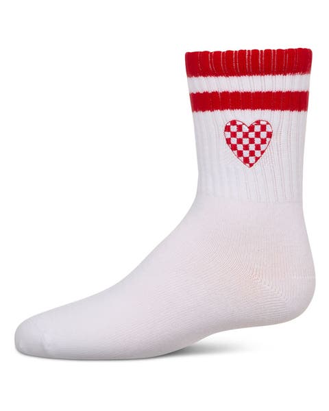 Checkered Heart Crew Socks (Little Kid & Big Kid)