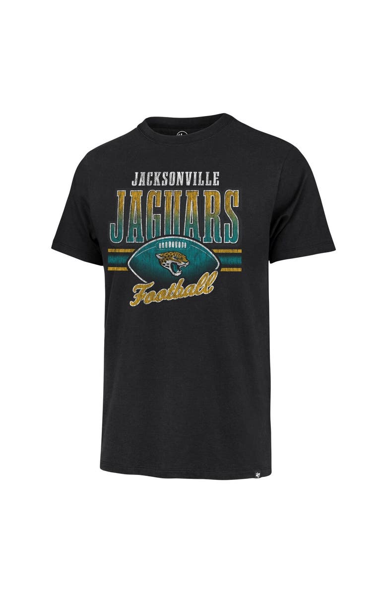 '47 Men's '47 Black Jacksonville Jaguars Last Call Franklin T-Shirt, Alternate, color, Black