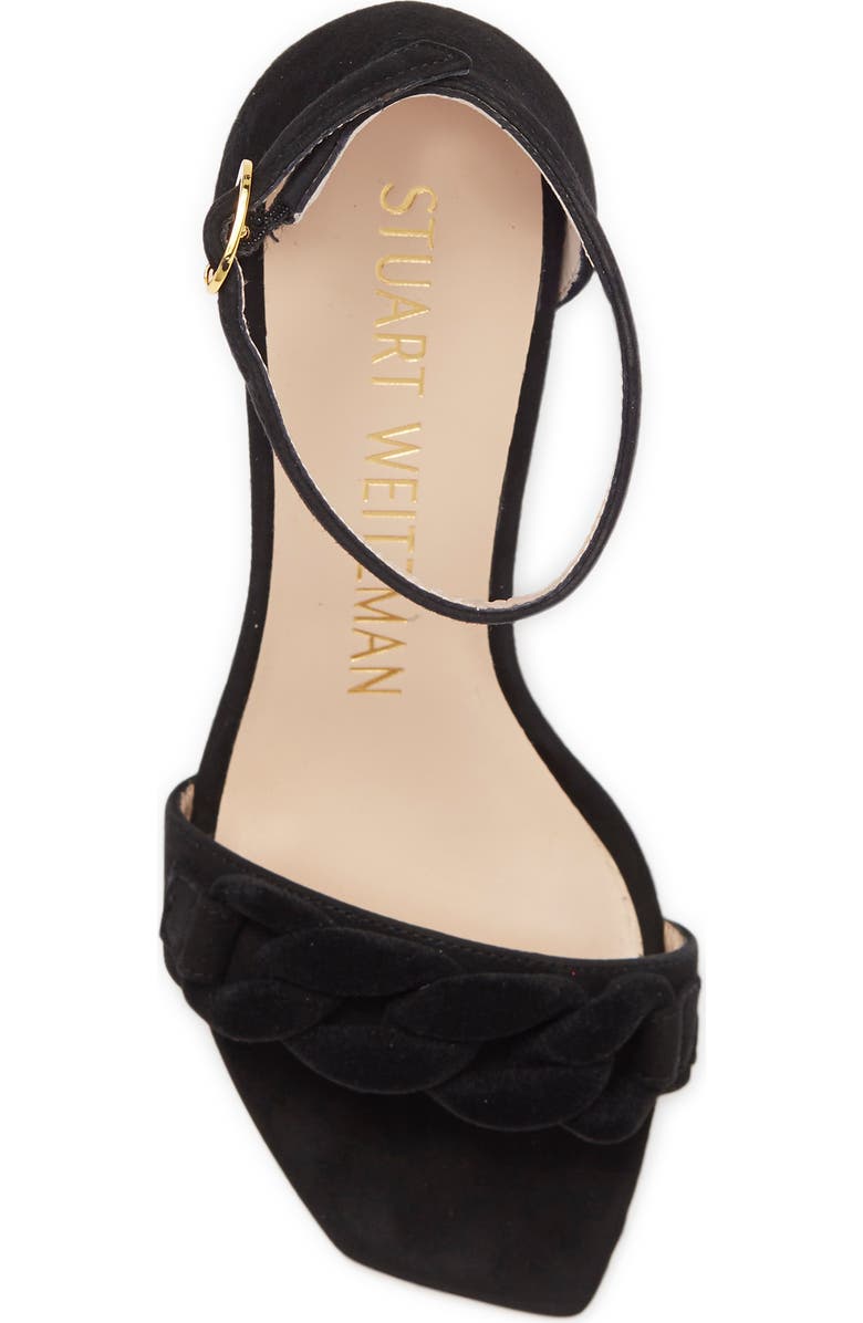 Stuart Weitzman Amelina Suede Block Heel Sandal, Alternate, color,