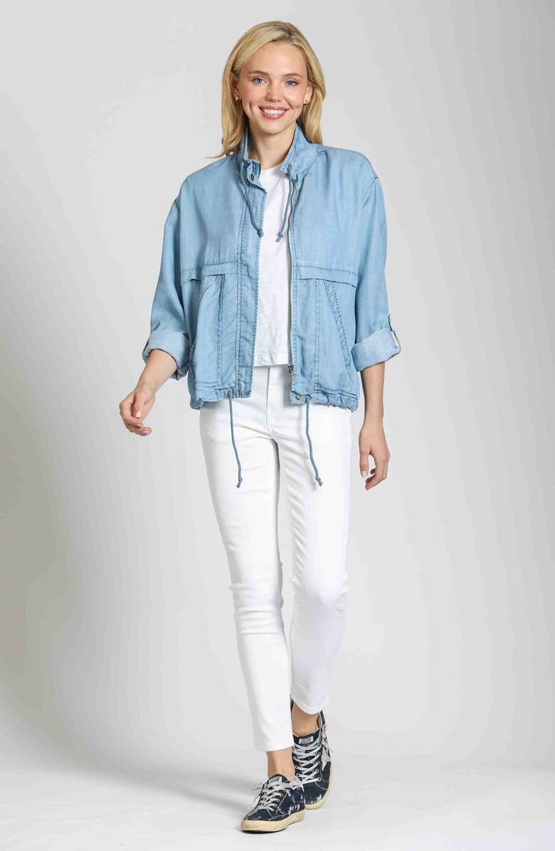 APNY Denim Utility Jacket, Alternate, color, Light Indigo