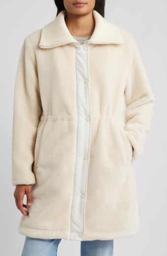 Bernardo Super Soft Faux Shearling Coat