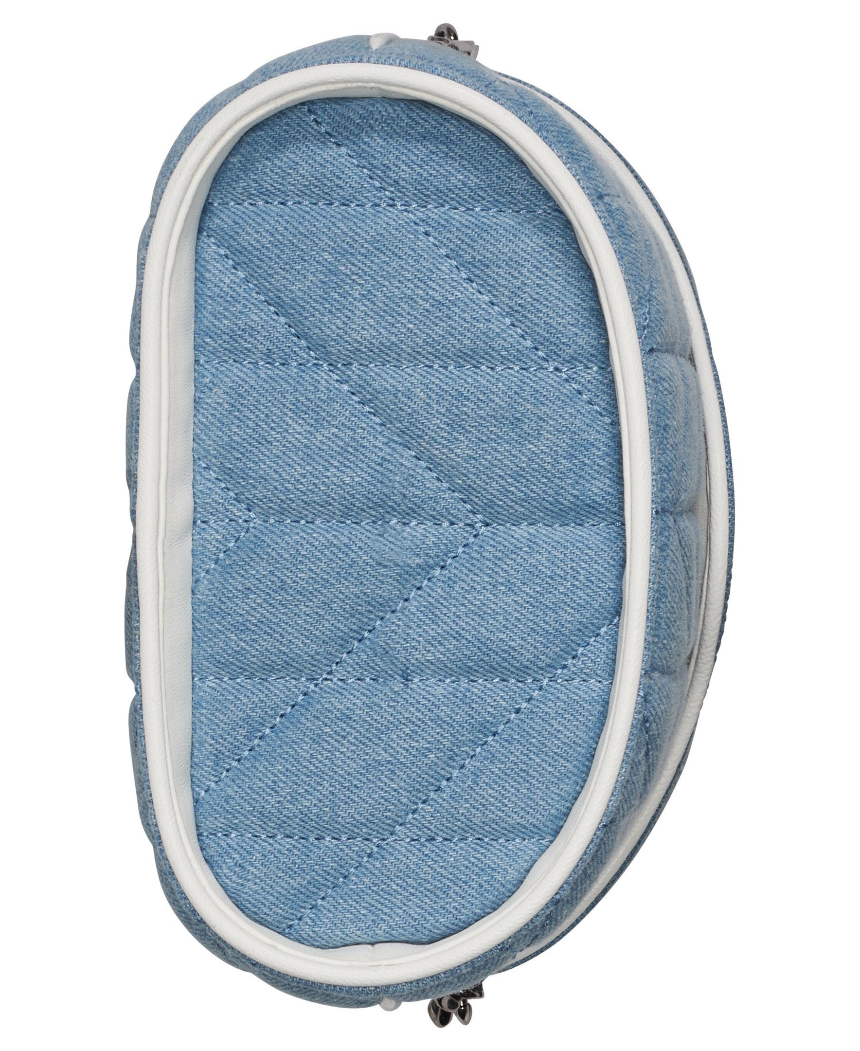 KARL LAGERFELD PARIS Lafayette Denim Bucket Crossbody, Alternate, color, Light Denim