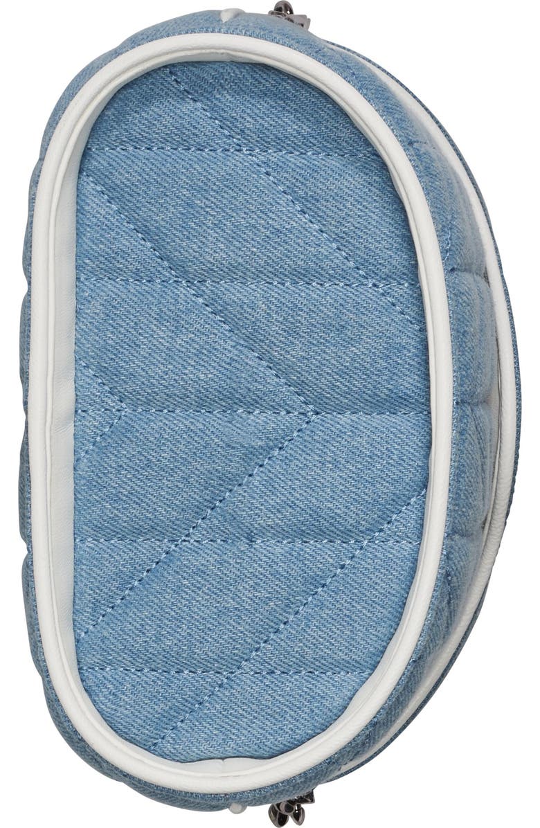 KARL LAGERFELD PARIS Lafayette Denim Bucket Crossbody, Alternate, color, Light Denim