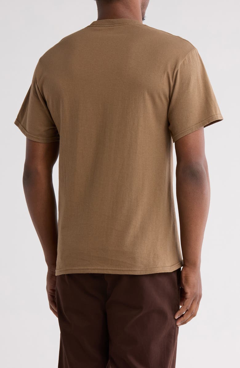 Altru Forget Me Not Cotton Graphic T-Shirt, Alternate, color, Med Brown