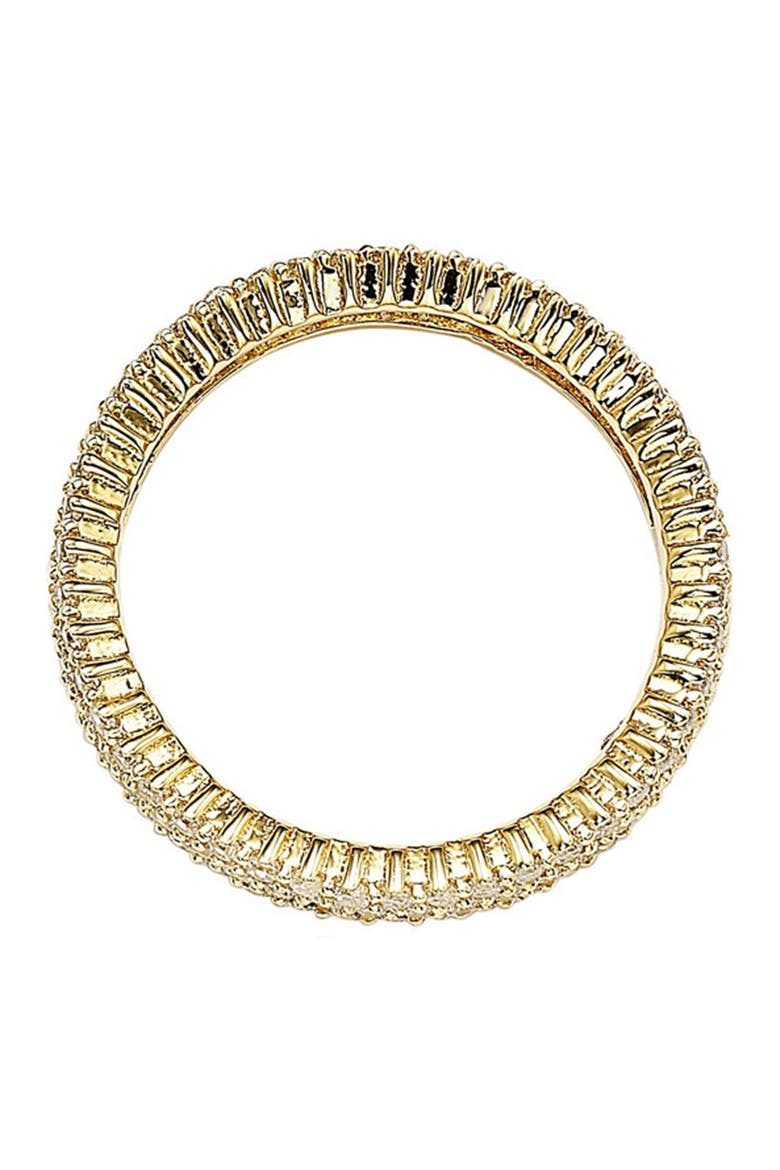 Cubic Zirconia Eternity Band Ring, Alternate, color, YELLOW
