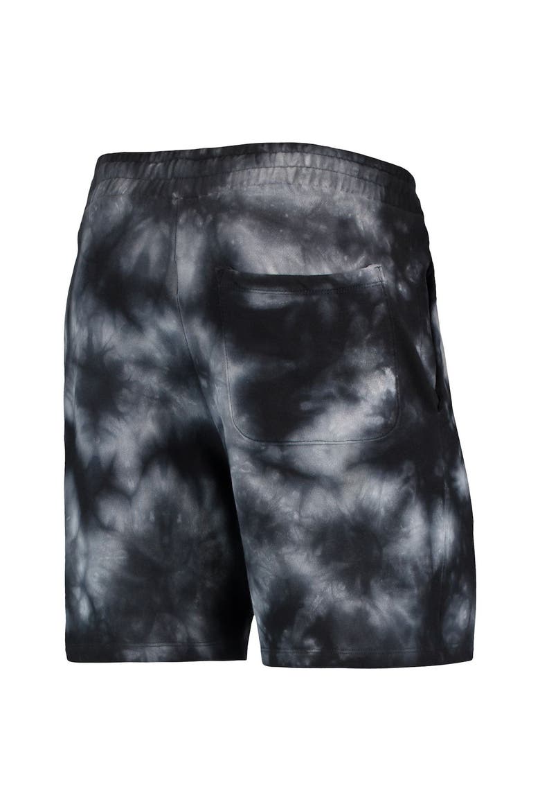 Men's New Era Black Las Vegas Raiders Tie-Dye Shorts, Alternate, color, Black
