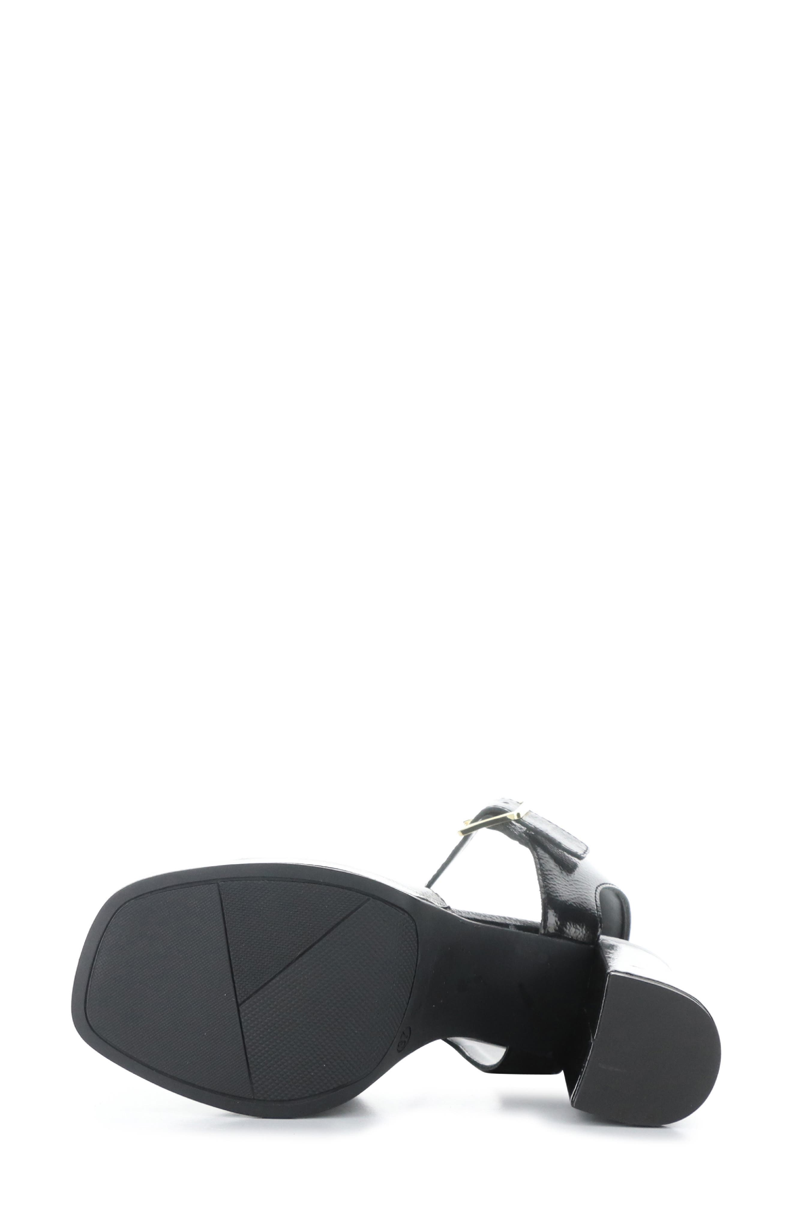 Bos. & Co. Finlee Ankle Strap Platform Sandal, Alternate, color, Black