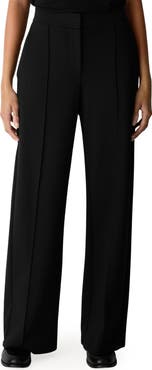 Eileen Fisher Pintuck Wide Leg Pants