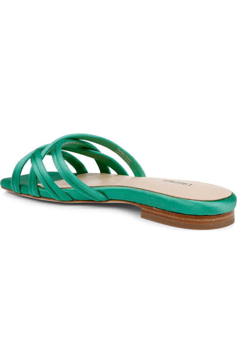 L'AGENCE Abelle Slide Sandal, Alternate, color, Amazon Green