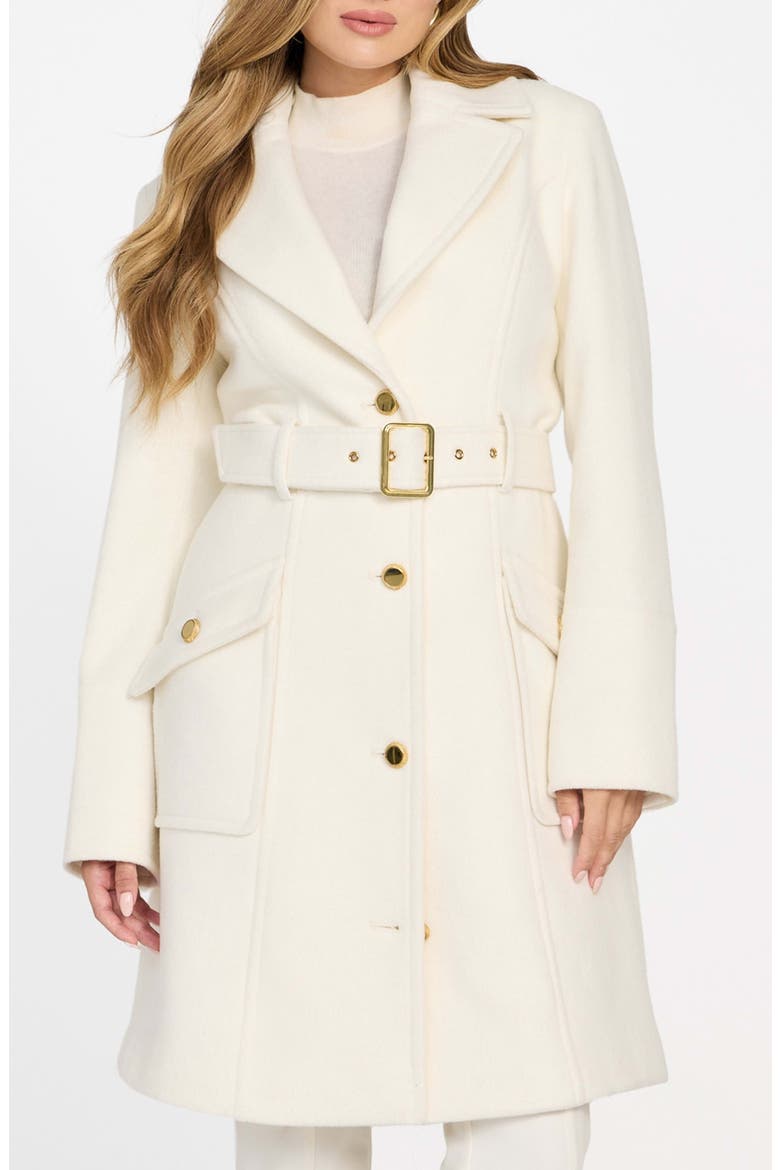 Alice Belted Coat with Removable Faux Fur Collar, Alternate, color, MCDM-OPEN