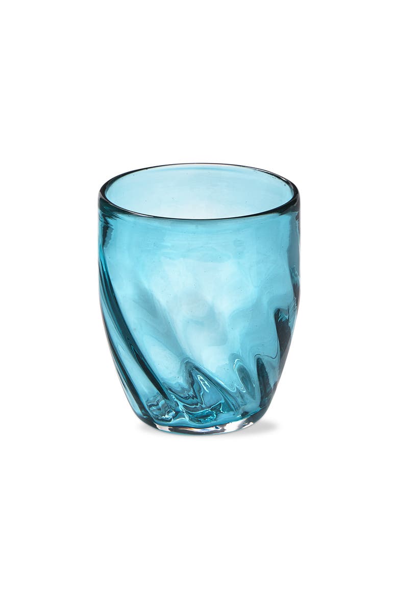 Optic Everything Glass Solid Aqua Dishwasher Safe Beverage, Main, color, Blue